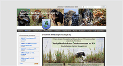 Desktop Screenshot of metsastysnoutajat.com